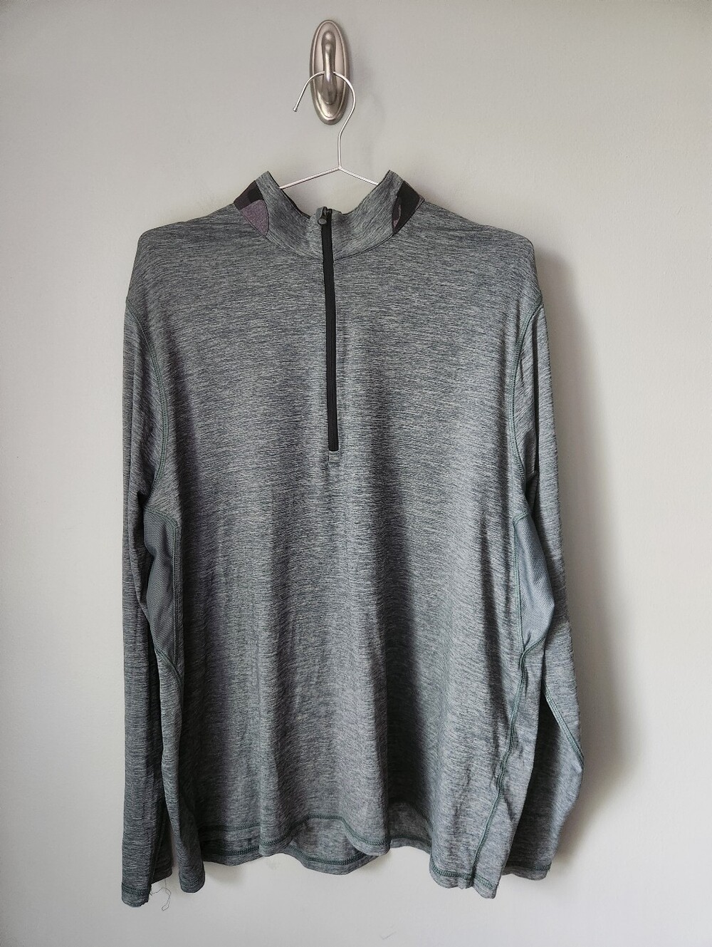 Greyson Quarter 1/4 Zip Shirt Gray Men's Size XL